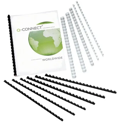 Produktbild von Connect Binder 10 mm Black 100 pieces, 10 mm, 318 mm, Schwarz