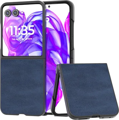 Produktbild von Mobigear Excellent  Motorola Razr 50 Ultra Hülle Hardcase Backcover - Blau