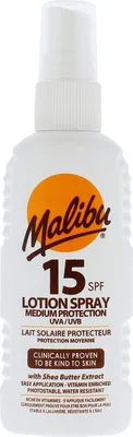 Produktbild von Malibu Sonnenschutzspray SPF15 Wasserfest 100ml