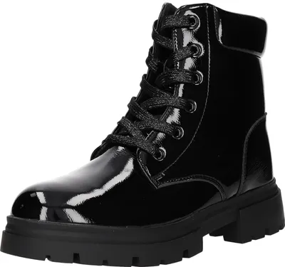 Produktbild von girlZ onlY Kinder-Mädchen-Schnürstiefelette Schwarz, Farbe:schwarz, EU Größe:39