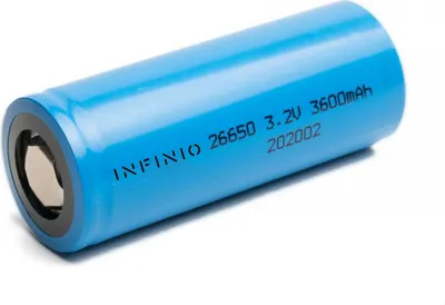 Produktbild von Infinio® LiFePO4 IFR26650M1B Akku 3,2V 3600 mAh High Capacity