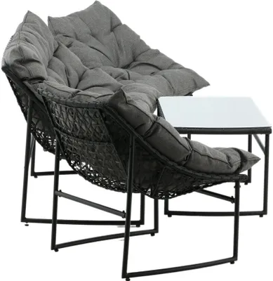 Produktbild von Venture Design, Gartenmöbel-Sets, Tina, Schwarz