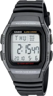Obrázek produktu pro Casio W-96H-1BVDF, Voděodolný, Elektronický