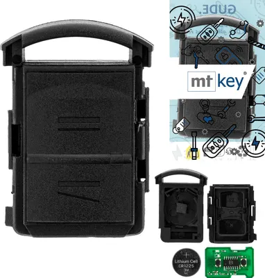 Produktbild von MT-KEY Funk Fernbedienung 434MHZ für Autoschlüssel kompatibel mit Corsa C Combo C Tigra B TwinTop Meriva A 433,92MHZ Funkschlüssel Sender