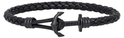 Produktbild von Phrep Lite Armband aus schwarzem Leder von Paul Hewitt