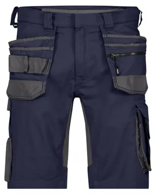 Obrázok produktu pre Elastické pracovné šortky s vreckami na puzdro Trix Next PESCORE41 245 g tmavomodrá/antracitová, veľkosť 67 DASSY 250114
