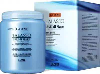 Produktbild von GUAM Thalasso Algensalzbad 1kg zur wohltuenden Entspannung
