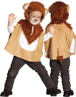 Produktbild von Löwe Cape Löwencape Umhang Kinder Karneval Fasching Kostüm 92-116