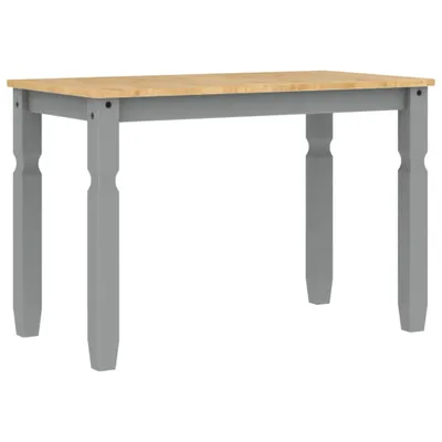 Produktbild von Esstisch Corona Grau 112x60x75 cm Massivholz Kiefer