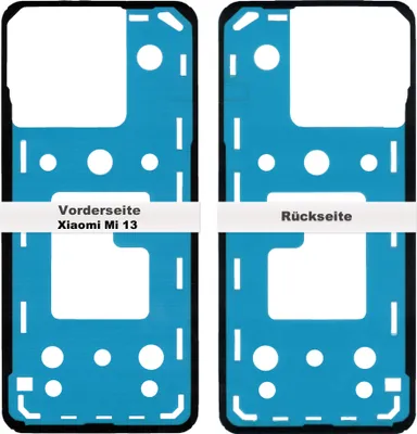 Produktbild von Xiaomi 13 Akkudeckel Klebefolie Rahmen Kleber Dichtung Backcover Adhesive Glue