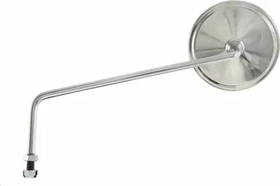Produktbild von BUMM Rechter Rundspiegel 115 mm aus Edelstahl mit M10-Stange
