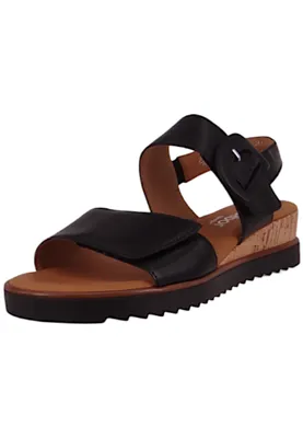 Immagine prodotto di Gabor sandali da donna con zeppa larghezza G 42.752 nero