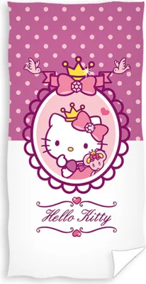 Produktbild von Hello Kitty Badetuch Handtuch Strandtuch 70 x 140 cm