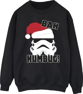 Produktbild von Star Wars - "Episode IV: A New Hope Humbug" Sweatshirt für Herren BI46030 (S) (Schwarz)