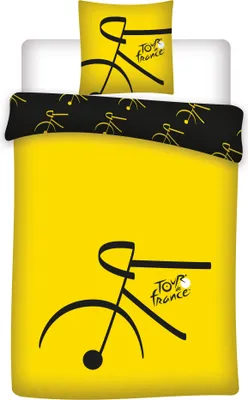 Produktbild von Tour de France Fahrrad Bettwäsche 200 x 135, 80 x 80 100% Baumwolle, Deutsche Standardgröße