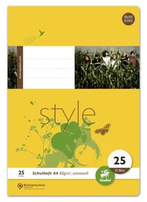 Obrázek produktu pro Staufen® style 040432025 Heft LIN25 - A4, 32 Blatt, 80g/qm, liniert mit Rand