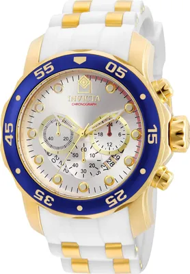 Produktbild von Invicta Pro Diver - SCUBA 20293 Herren Uhr - Quartz Bewegung - Edelstahl mit Silbernem Zifferblatt - 48 mm
