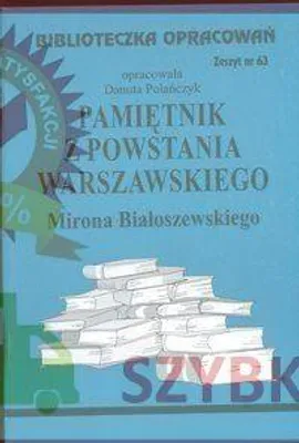 Image de Biblioteczka opracowań nr 063 Pamiętnik z powst... - Danuta Polańczyk