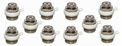 Produktbild von 10er Pack Automatischer Heizkörper-Entlüfter 1/2' – Kontinuierliche Entlüftung, Energie sparen & Luftgeräusche vermeiden – Heizungsentlüfter für Heizkörper, Kessel, Fußbodenheizung & mehr