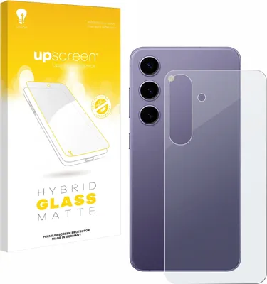 Produktbild von upscreen Entspiegelungs Schutzglas für Samsung Galaxy S24 (Rückseite) Schutzfolie Panzer Folie Glas Display Schutz matt