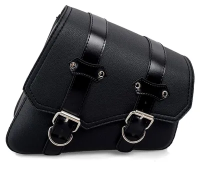 Produktbild von Satteltasche aus Kunstleder für Motorräder, Werkzeugtasche (Links)