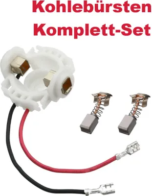 Produktbild von Kohlebürsten-Halter für Makita Geradschleifer BGD800, BGD801 ersetzt CB430, 638448-2, 638921-2, 643954-4 / inkl. 2 Motorkohlen