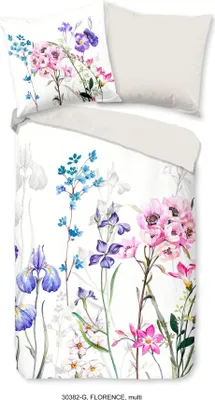 Produktbild von Good Morning Bettwäsche Blumen - 155x220 cm - 100% Baumwolle