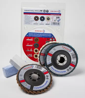 Image de DRONCO Set de polissage Polimaxx 5 pièces 115 mm