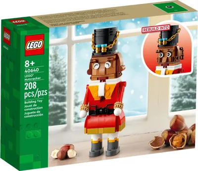 Produktbild von LEGO Nussknacker, Nussknacker-Figur, weihnachtliches Bauset für Jungen und Mädchen, Weihnachtsgeschenk für Kinder, Weihnachtsdeko, Spielzeug zum Sammeln, lässt Kinder fantasievoll spielen 40640