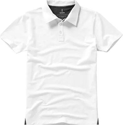 Produktbild von Elevate 38084 | Herren Markham Polo / ® Standard 100  - Farbe: White/Anthracite (Solid) - Größe: M