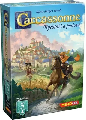 Obrázek produktu pro Mindok Carcassonne rozšíření 5: Rychtáři a poslové (2025)