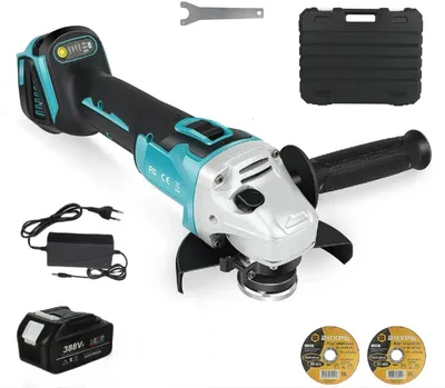 Produktbild von Winkelschleifer,125mm Bürstenloser Akku-Winkelschleifer mit Ladegerät und 1 Batterien