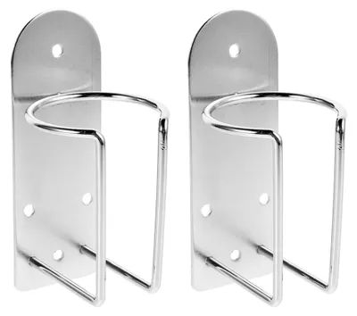 Produktbild von 2 Stück Rasiererhalter aus Edelstahl zur Wandmontage für Rasierer und Rasierpinsel