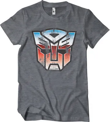 Produktbild von Distressed Autobot Shield T-Shirt - X-Large - DarkHeather