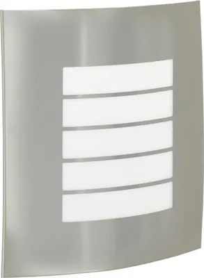 Produktbild von vidaXL Außenwandleuchte Silber 23.5 x 10.5 x 26 cm Edelstahl