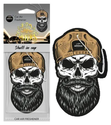 Obrázek produktu pro Osvěžovače vzduchu AROMA CAR MUERTOS Skull in a Cap