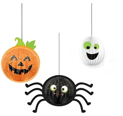 Produktbild von 3-teilige Halloween Deko für Kinder