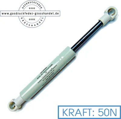 Produktbild von Gasdruckfeder Ersatz LIFT-O-MAT 50N 198mm Gasdruckdämpfer Kesseböhmer Liftomat