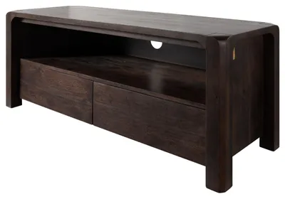 Immagine prodotto di MASSIVMOEBEL24 | mobile TV in legno di Acacia 125x45x50 tabacco laccato BUENO #4002