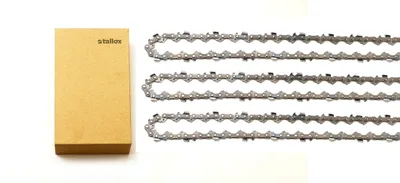 3 Sägeketten 3/8 Zoll 1,6 mm 74 TG