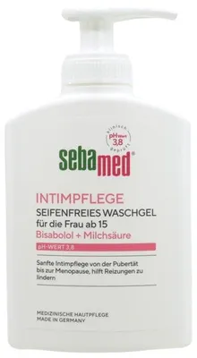 Obrázek produktu pro Sebamed Intimní mycí gel pH 3,8 pro mladé ženy 200 ml
