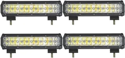Produktbild von Greenmigo 4X 72W LED Zusatzscheinwerfer 12V 24V 7200LM Arbeitsscheinwerfer LED Scheinwerfer IP67 Wasserdicht Abstrahlwinkel 90 Grad Flutlichtstrahler