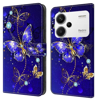 Immagine prodotto di Per Xiaomi Redmi Note 13 Pro Plus Custodia per cellulare in Pelle finta Motivo 16 Custodia Protezione