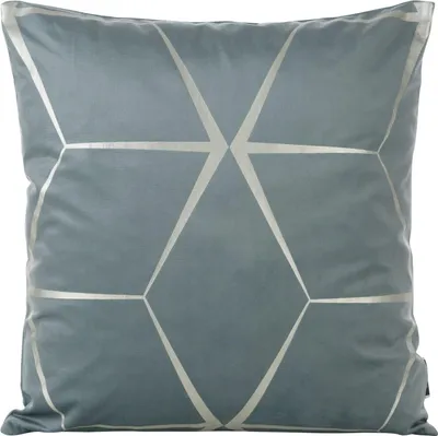 Image de Housse de coussin décorative Coussin de canapé BLINK 28 45x45 acier gris clair gris