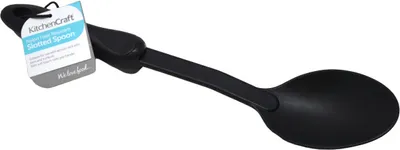 Image de Lot de 2 cuillères de cuisine Kitchen Craft SoftTouch, 31 cm, en nylon noir
