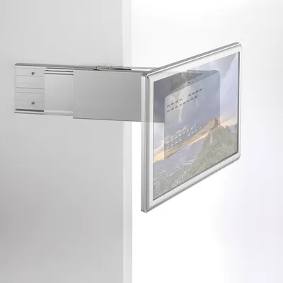 Produktbild von Caratec CFA101L | TV-Halter seitlicher Auszug Silber