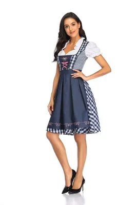 Obrázek produktu pro Solidchoice - Tradiční bavorský kostým Dirndl pro ženy – ideální pro slavnosti