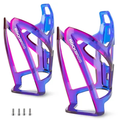 Produktbild von ROCKBROS Flaschenhalter Fahrrad Getränkehalter 35g Leichtgewicht – Lila*2