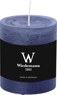 Produktbild von Stumpenkerze - 80 x 68 mm dunkelblau.