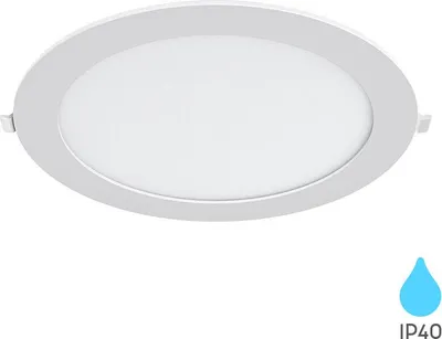 Immagine prodotto di Faretto da incasso a LED - 18W 1760lm - 3000K - Rotondo - IP40